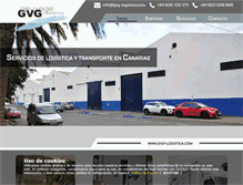 Tablet Screenshot of gvg-logistica.com